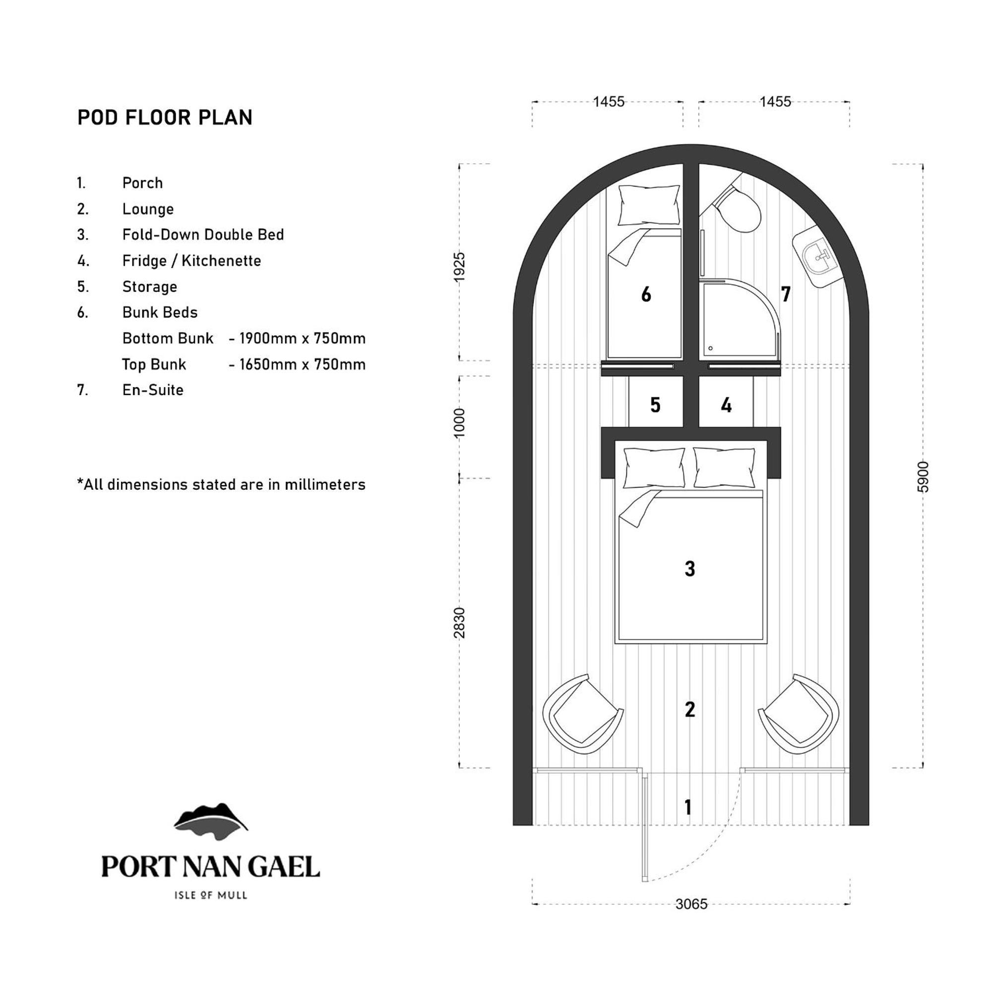 فيلا Port Nan Gael Pods Pennyghael المظهر الخارجي الصورة